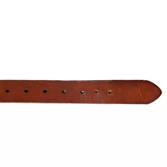Nocona 12 Gauge Shell Brown Leather Belt main image 7